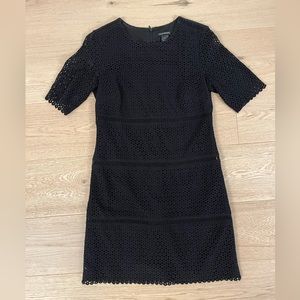 Black detailed Club Monaco dress, Size 2